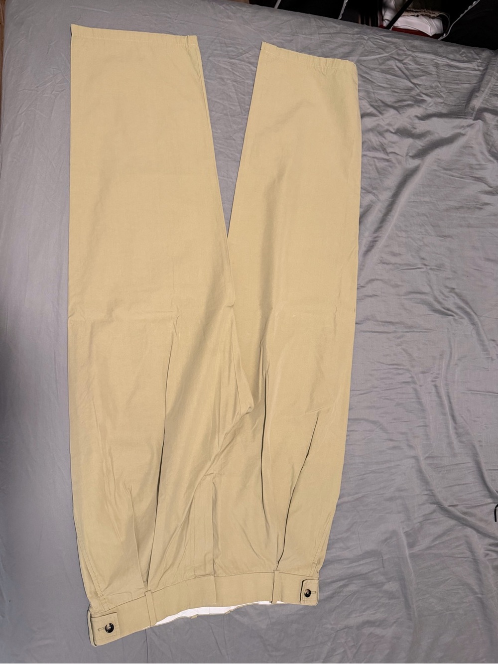 Bottega Veneta Light Khaki Straight-Leg Chinos